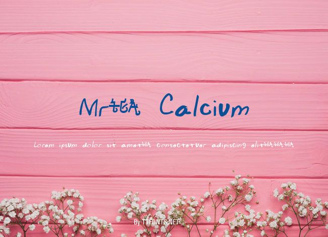 Mr. Calcium example